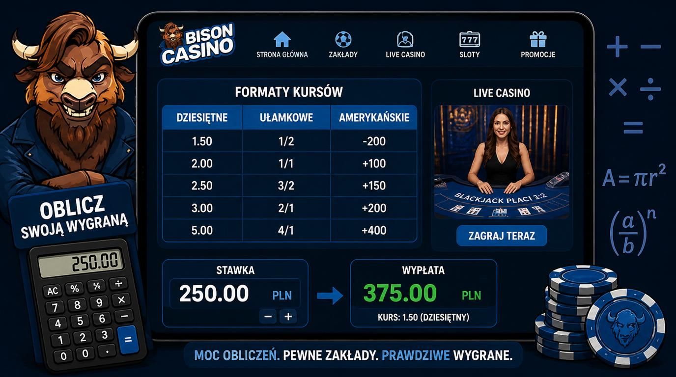 Tabela kursów dziesiętnych, ułamkowych i amerykańskich