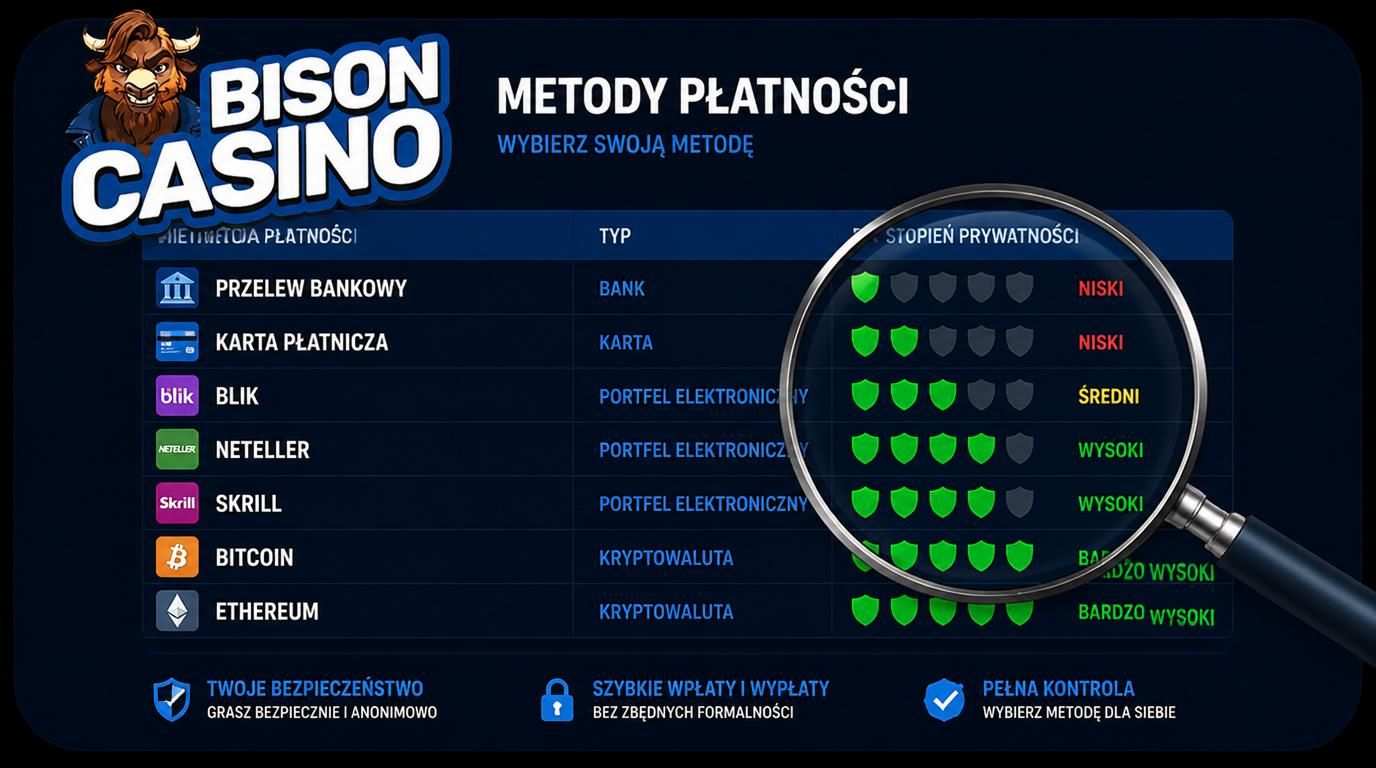 Ikony metod płatności z oceną prywatności